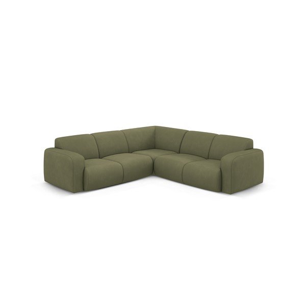 Világoszöld sarokkanapé (variálható-L alakú) Molino – Micadoni Home-image-1