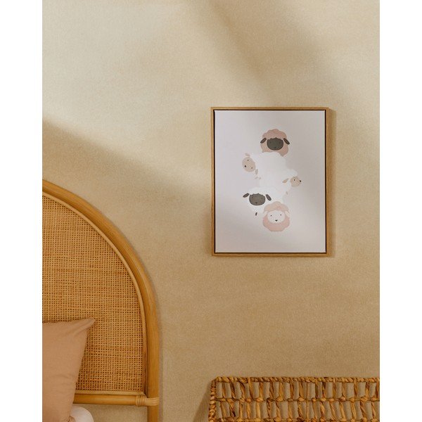 Gyerek kép 30x40 cm Milu – Kave Home-image-1