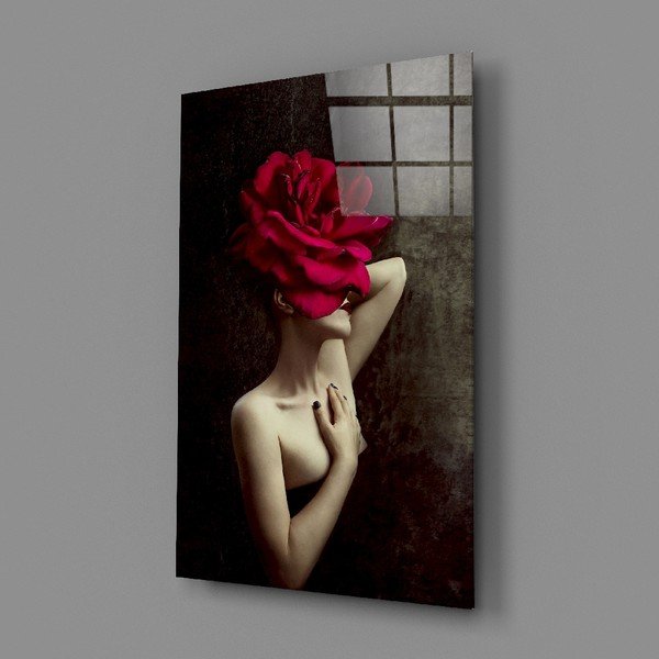 Rose üvegezett kép - Insigne-image-4