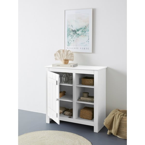 Fehér borovi fenyő szekrény 90x90 cm Bertram – Støraa-image-4