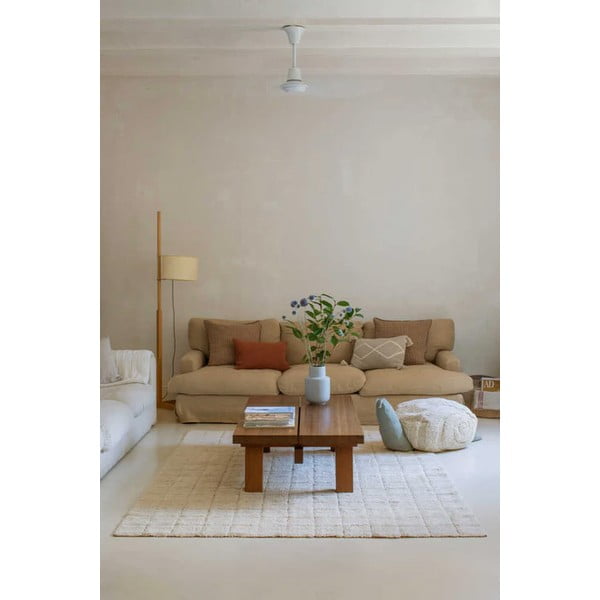 Krémszínű mosható kézi szövésű pamut szőnyeg 200x300 cm Mosaic – Lorena Canals-image-3