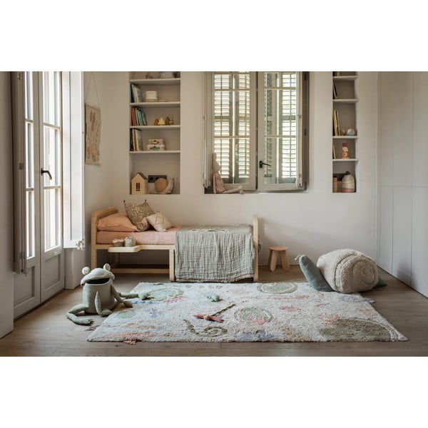 Világoszöld textil játéktároló kosár ø 23x35 cm Fred the Frog – Lorena Canals-image-4