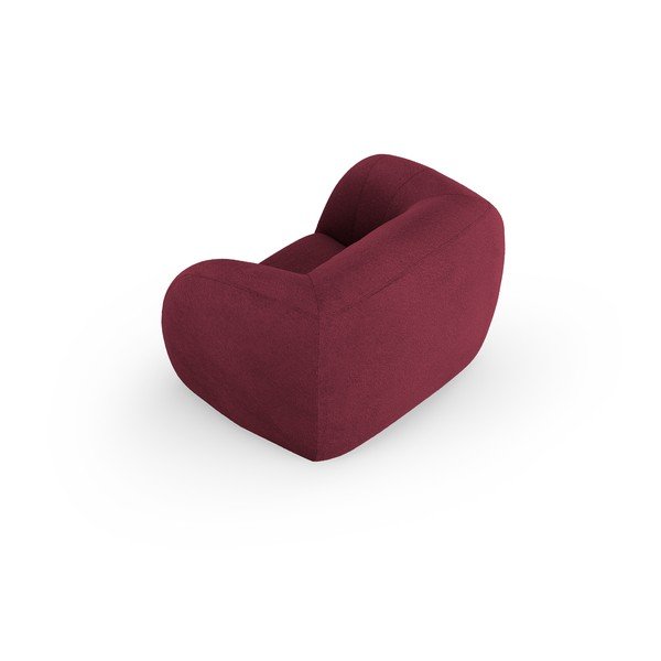 Borvörös buklé fotel Essen – Cosmopolitan Design-image-3