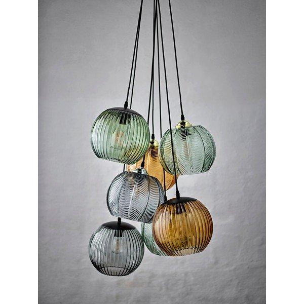 Zöld üveg LED függőlámpa ø 23 cm Sybia – Bloomingville-image-2