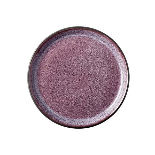 Premium lila agyagkerámia szervírozó tányér, ø 17 cm - Bitz