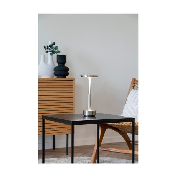 Ezüstszínű LED asztali lámpa (magasság 28,5 cm) Lyneham – House Nordic-image-3