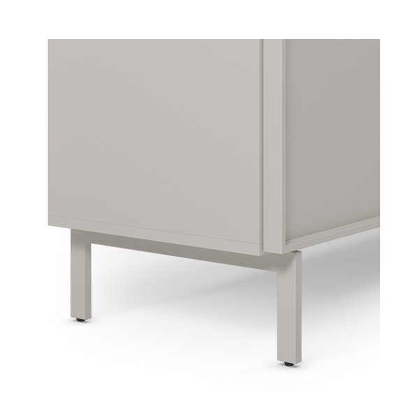 Krémszínű szekrény 180x80x42 cm Brise – Marckeric-image-3