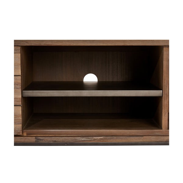 Mallorca barna tömörfa TV-állvány - Furnhouse-image-4