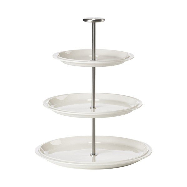 Porcelán emeletes kínálótálca Eau – Zone