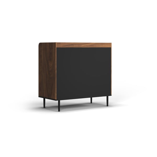 Alacsony komód diófa dekorral 90x90 cm Ely - Cosmopolitan Design-image-3