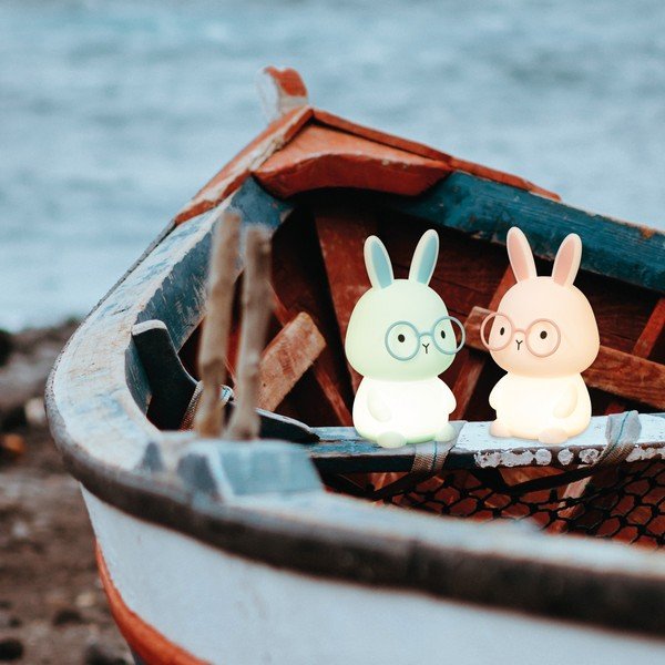 Világoskék gyerek éjjelilámpa Felix – Fischer & Honsel-image-3