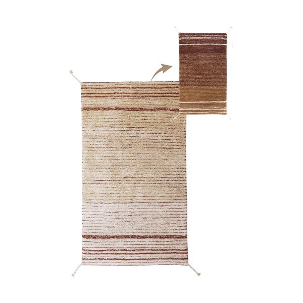 Téglavörös pamut szőnyeg 80x140 cm Twin Toffee – Lorena Canals-image-3