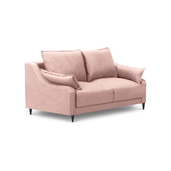Ancolie világos rózsaszín kanapé, 150 cm - Mazzini Sofas-image-2