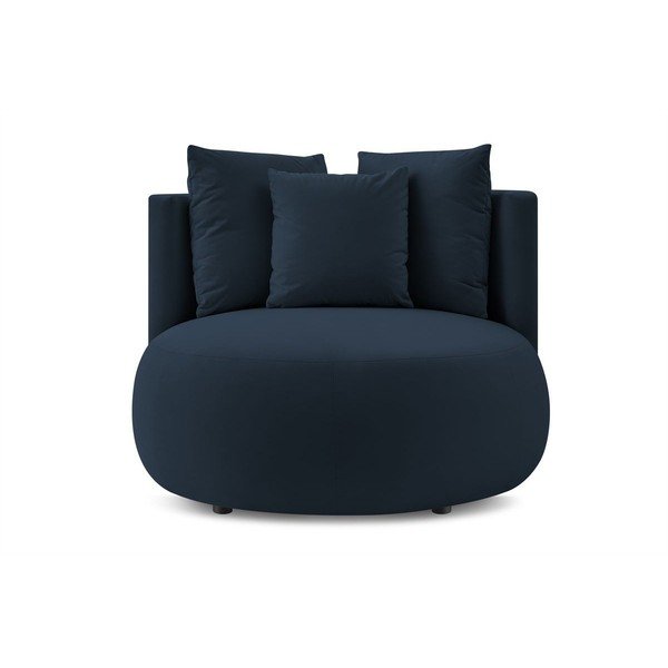 Sötétkék bársony fotel Cesar – Bobochic Paris-image-3