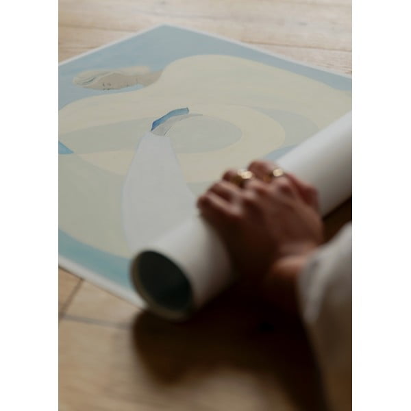 Poszter 70x100 cm Hold You - Blue – Sofia Lind – The Poster Club-image-1
