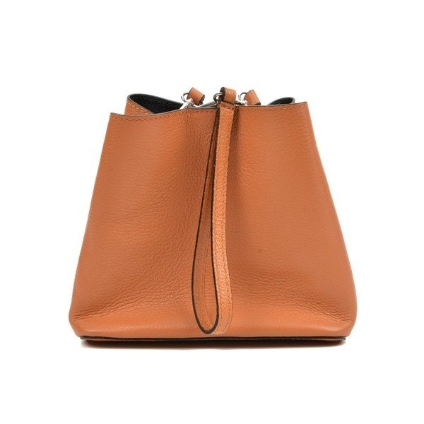 Catarina konyakbarna bőrtáska - Mangotti Bags