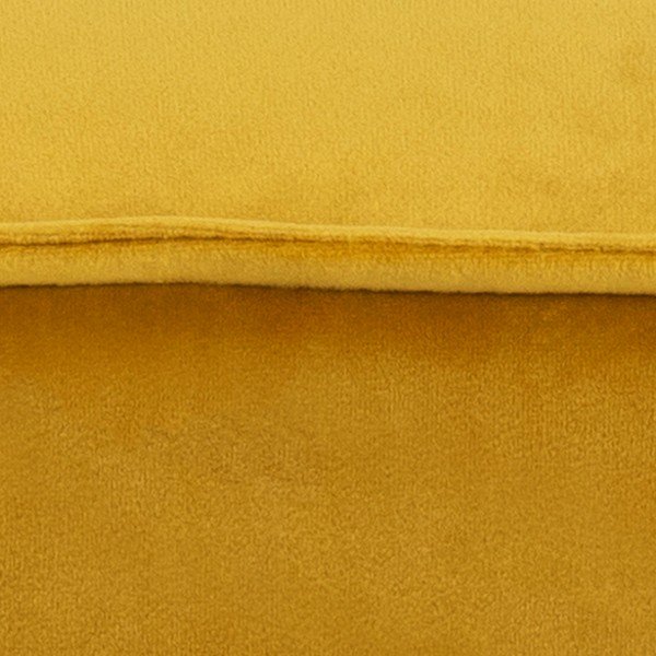 Mie sárga bársony puff, 40 x 40 cm - Actona-image-3