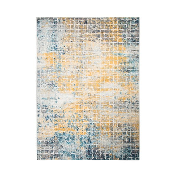 Urban kék-sárga szőnyeg, 100 x 150 cm - Flair Rugs