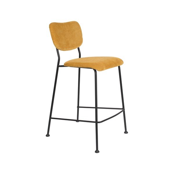 Okkersárga bárszék szett 2 db-os 92 cm Benson – Zuiver