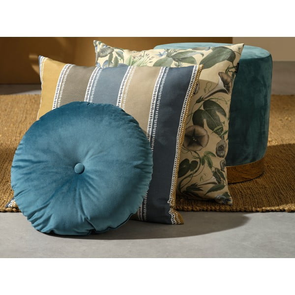 Jolie kék kültéri párna, ø 40 cm - Hartman-image-2