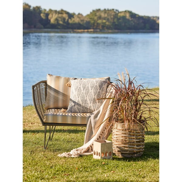 Bézs párnázott kerti fotel Mundo – Bloomingville-image-1