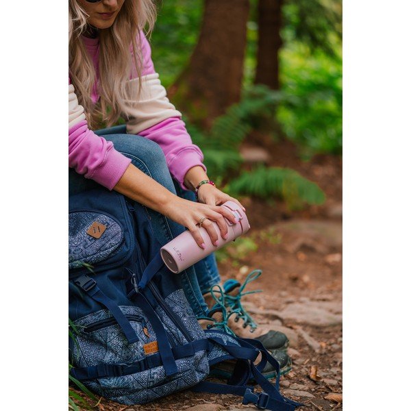 Fuori rózsaszín thermo utazóbögre, 400 ml - Vialli Design-image-4