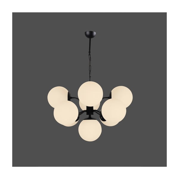 Owl fekete függőlámpa, magasság 80 cm - Squid Lighting-image-1