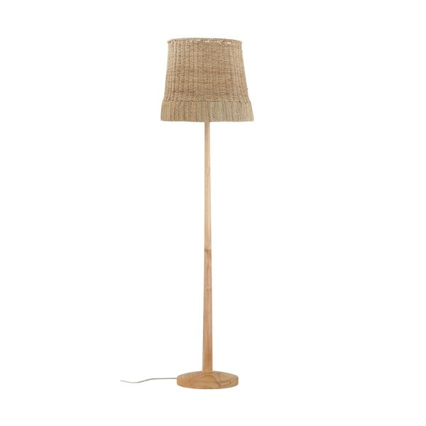 Natúr színű állólámpa rattan búrával (magasság 160 cm) Kakasi – Bloomingville