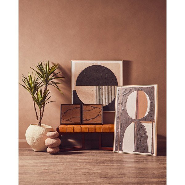 Keretezett-vászon kép 103x103 cm Astratto – Premier Housewares-image-3