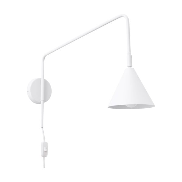 Fehér konnektorhoz csatlakoztatható fali lámpa Zylo – Sollux