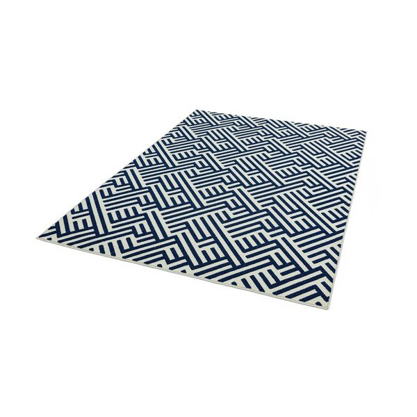 Antibes kék-fehér szőnyeg, 80 x 150 cm - Asiatic Carpets-image-2