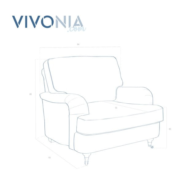 William kék fotel - Vivonita-image-1