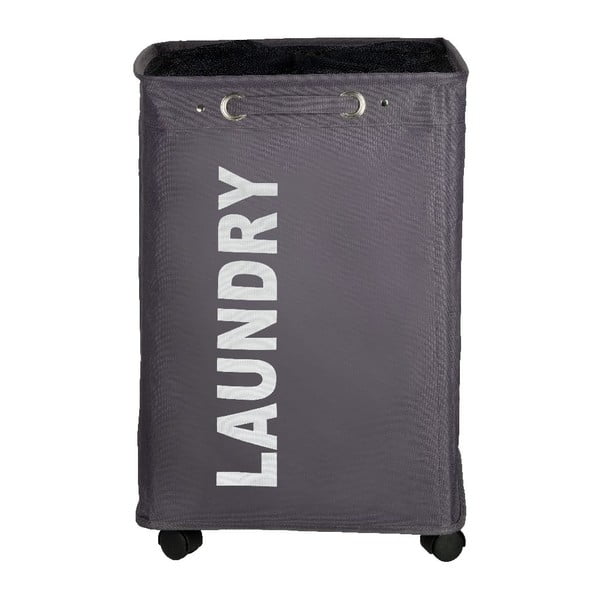 Quadro szürke szennyeskosár, 79,2 l - Wenko-image-3