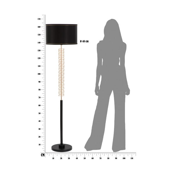 Twist fekete állólámpa - Mauro Ferretti-image-2