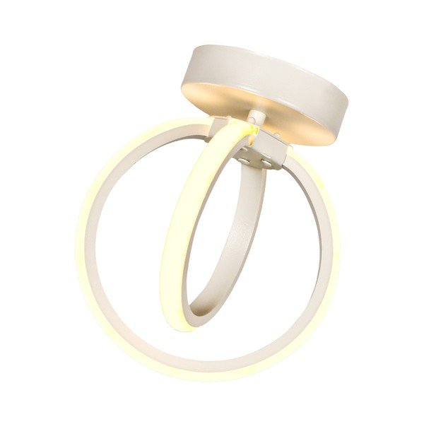 Fehér fém LED mennyezeti lámpa Sezen – Squid Lighting-image-2