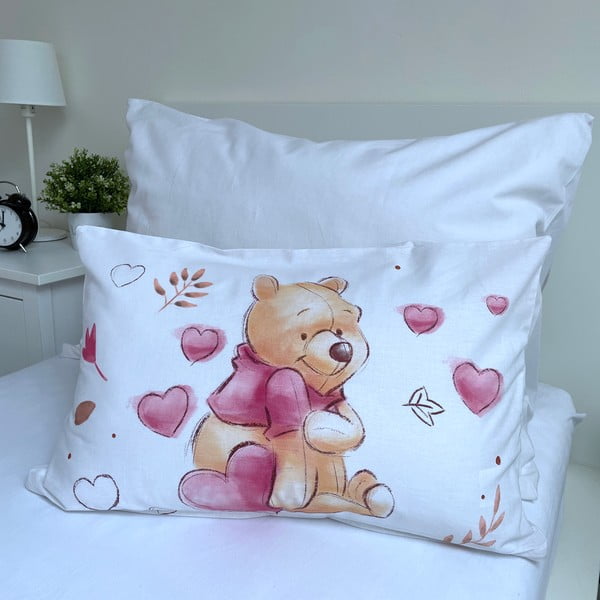 Pamut ágyneműhuzat babaágyhoz 100x135 cm Winnie the Pooh – Jerry Fabrics-image-4