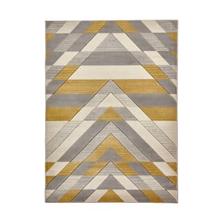 Pembroke sárga-bézs szőnyeg, 80 x 150 cm - Think Rugs