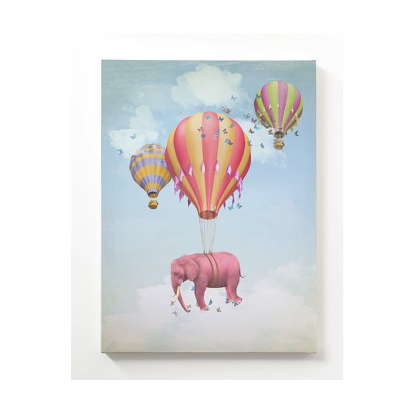 Flying Elephant vászonkép, 50 x 70 cm - Little Nice Things