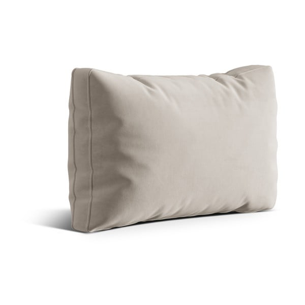 Bézs bársony párna kanapéra Kemi – Cosmopolitan Design-image-1