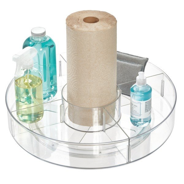 Kerek átlátszó tárolódoboz, ⌀ 45,7 cm - iDesign The Home Edit-image-2