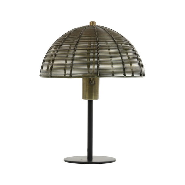 Bronzszínű asztali lámpa (magasság 33 cm) Klobu – Light & Living