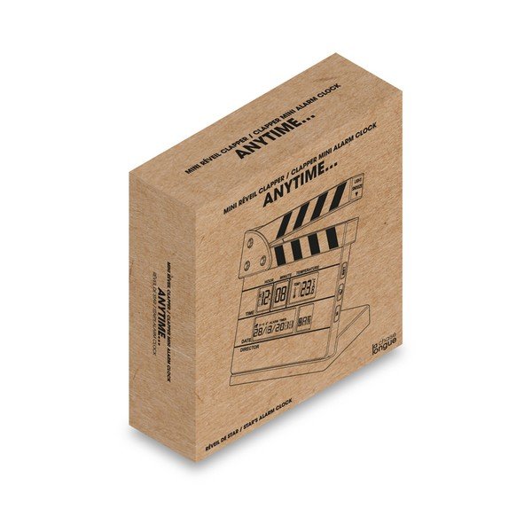 Clapper Mini Alarm Clock csapó alakú ébresztőóra - Le Studio-image-1