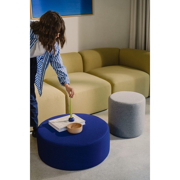 Kék gyapjú puff Folk – noo.ma-image-1