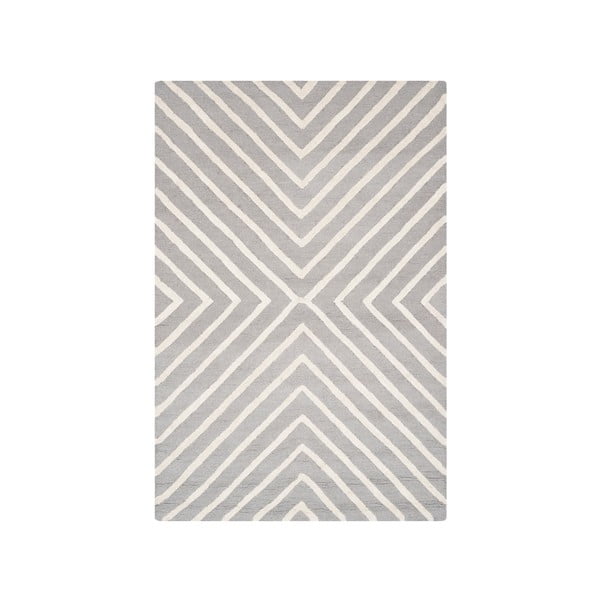 Prita szürke gyapjú szőnyeg, 152 x 243 cm - Safavieh