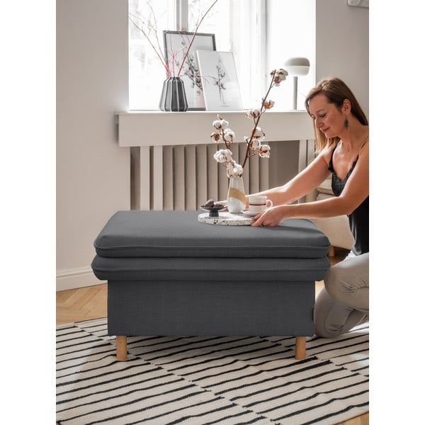 Sötétszürke lábtartó Simon – Miuform-image-1