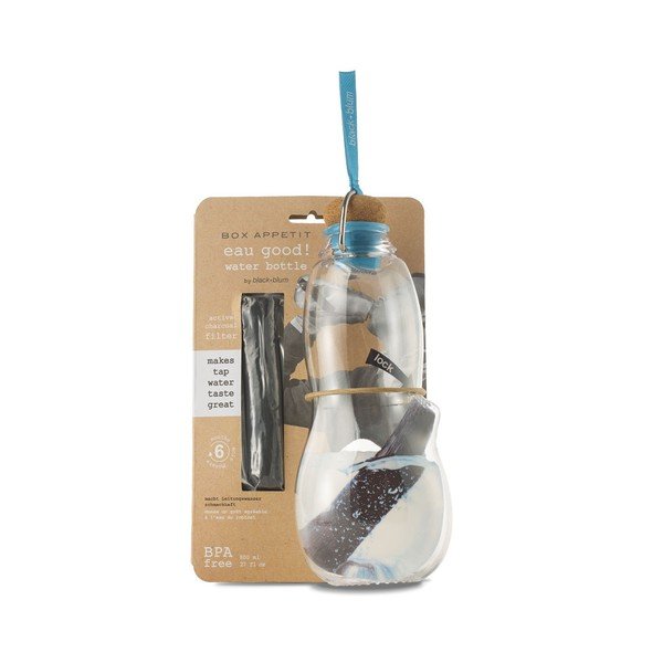 Eau Good kék szűrőpalack aktív szénnel, 800 ml - Black + Blum-image-1