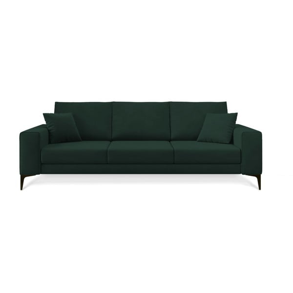 Lugano zöld háromszemélyes kanapé - Cosmopolitan Design