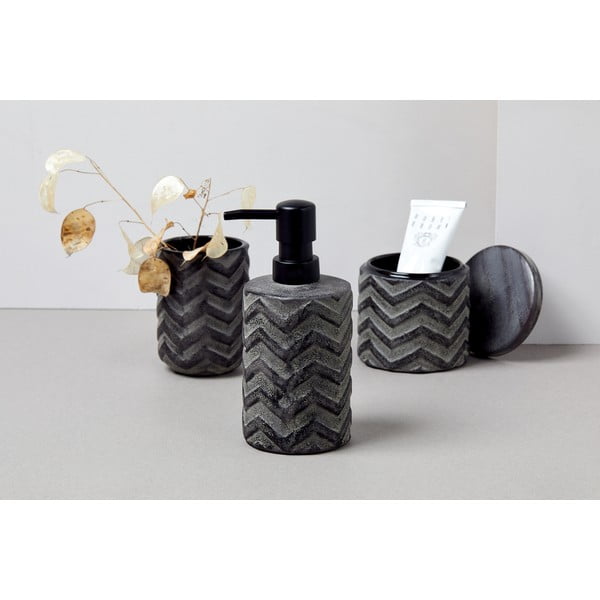 Mantua szürke kerámia kézzel festett szappanadagoló, 360 ml - Wenko-image-3