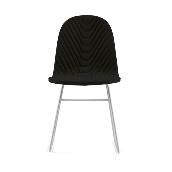 Mannequin V Wave fekete szék fém lábakkal - Iker