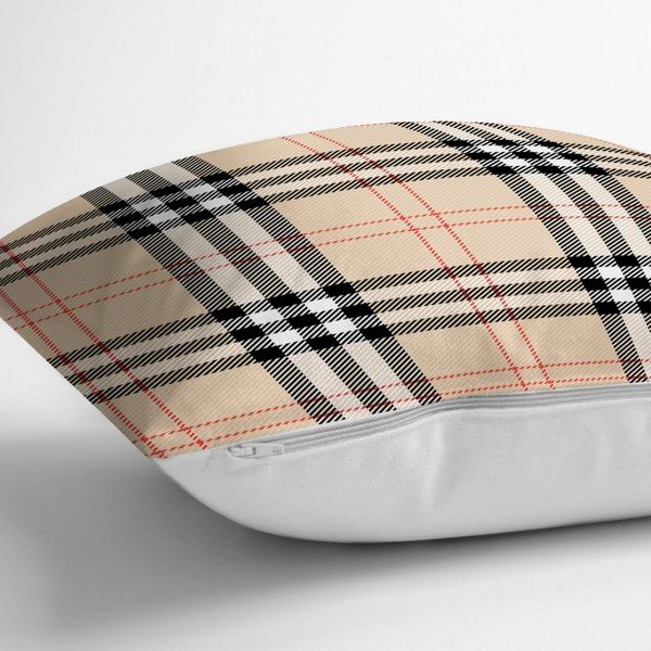 Flannel bézs dekorációs párnahuzat, 45 x 45 cm - Minimalist Cushion Covers-image-1